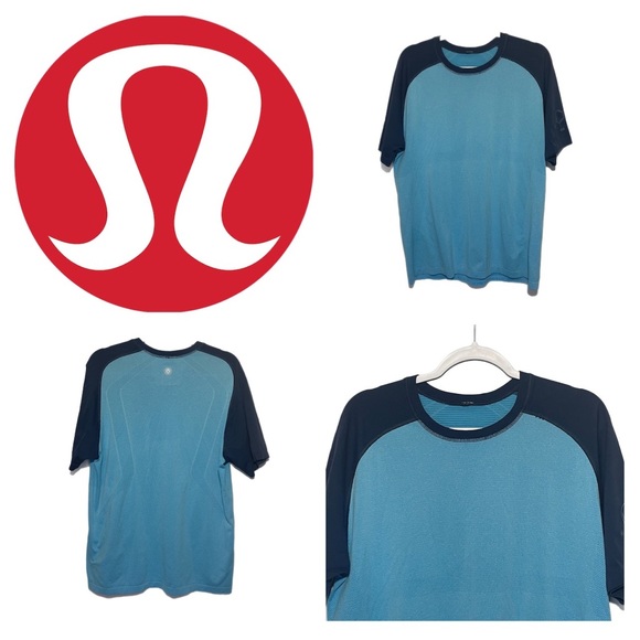 Men's Lululemon SeaWheeze 2015 Active Shirt with Adrenaline Motif - Picture 1 of 7